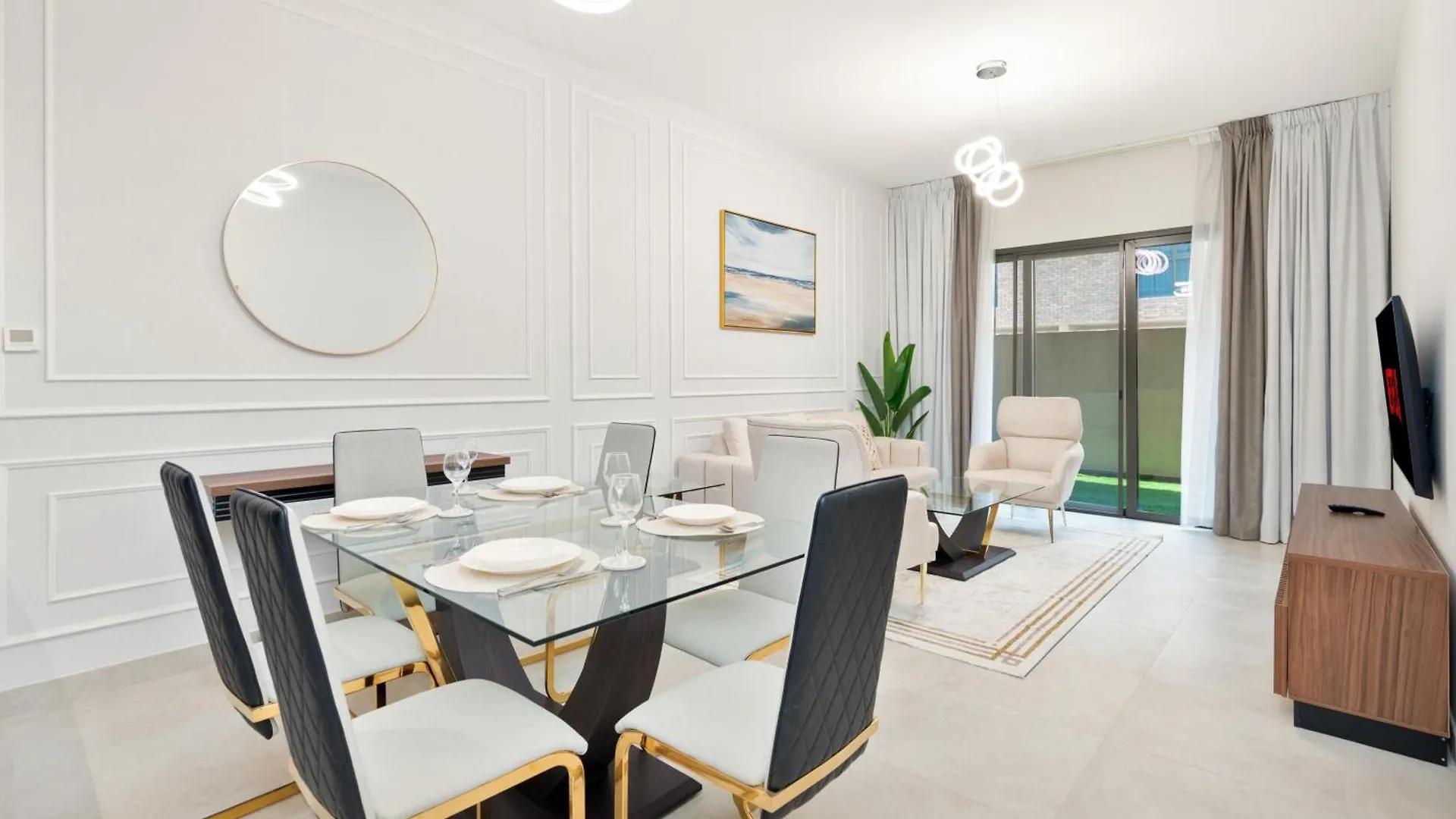 Appartement Chic 1Br Retreat - Eleganz 2 By Danube With Study Room Dubaï Émirats arabes unis